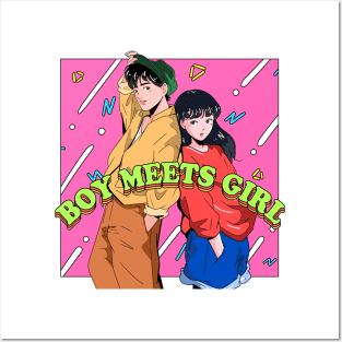 Boy Meets Girl Posters and Art